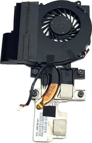 SKU: ZST378 Система охолодження, мідна трубка з вентилятором для ноутбука HP EliteBook 2540p 4 Pin (вживаний) - Image 1