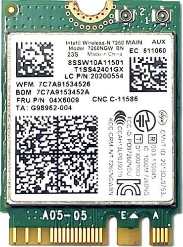SKU: ZWIFI009 Wi-Fi модуль Intel Wireless-AC 7260 NGW (7260NGW) - Image 1