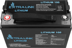 SKU: 11000143 Акумуляторна літієва батарея EXTRALINK LIFEPO4 12.8V 100AH, BMS - Image 5