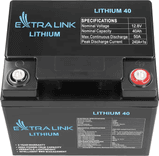 SKU: 11000144 Акумуляторна літієва батарея EXTRALINK LIFEPO4 12.8V 40AH, BMS - Image 5