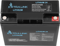 SKU: 11000145 Акумуляторна літієва батарея EXTRALINK LIFEPO4 12.8V 24AH, BMS - Image 5