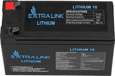 SKU: 11000147 Акумуляторна літієва батарея EXTRALINK LIFEPO4 12.8V 10AH, BMS - Image 6