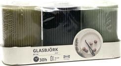 SKU: 30533619 GLASBJÖRK, 305.336.19 Свічка з ароматичними блоками, кедр і ваніль/зелений/сірий антрацит, 30 годин - Image 2