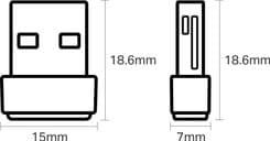 SKU: AD017 Мережева карта Wi-Fi TP-LINK Archer T2U Nano - Image 2
