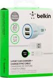 SKU: AKS020 Автомобільний зарядний пристрій Belkin 2 USB 2.1 A White (F8J071) - Image 2