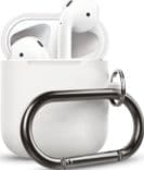 SKU: AKS021 Чохол Hang Silicone Case для Apple AirPods 1/2 White (HANG-WH) - Image 1