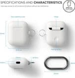 SKU: AKS021 Чохол Hang Silicone Case для Apple AirPods 1/2 White (HANG-WH) - Image 2