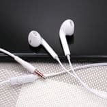 SKU: AKS038 Навушники дротові SkyDolphin EarPhone 3.5 мм (mini-Jack) White (SR16) - Image 2