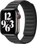 SKU: AKS046 Ремінець Leather Loop Magnetic для Apple Watch 42-44 mm Black - Image 1