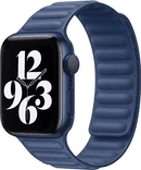 SKU: AKS047 Ремінець Leather Loop Magnetic для Apple Watch 42-44 mm Midnight Blue - Image 1
