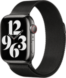 SKU: AKS064 Ремінець Milanese Loop для Apple Watch 42-44 mm Black - Image 1