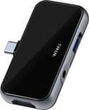 SKU: AKS259 Type-C хаб Wiwu 4 in 1 Black/Silver (T5 Pro) - Image 1
