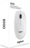 SKU: B100USBW Миша дротова Logitech B100 USB White - Image 3