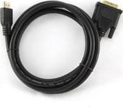 SKU: CB001 Кабель мультимедійний HDMI to DVI 1,8 м Cablexpert Чорний (CC-HDMI-DVI-6) - Image 2