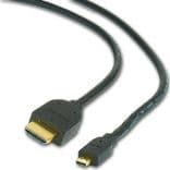 SKU: CB002 Кабель мультимедійний HDMI to micro-HDMI 1,8 м Cablexpert Чорний (CC-HDMID-6) - Image 1