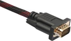 SKU: CB008 Кабель мультимедійний HDMI to VGA 3 м Чорний (HDMI-VGA) - Image 3
