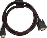 SKU: CB008 Кабель мультимедійний HDMI to VGA 3 м Чорний (HDMI-VGA) - Image 1