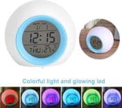 SKU: CLK01 Настільний годинник Tec Star Wecker Mit Stimmungslicht White - Image 2