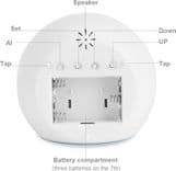 SKU: CLK01 Настільний годинник Tec Star Wecker Mit Stimmungslicht White - Image 6