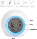 SKU: CLK01 Настільний годинник Tec Star Wecker Mit Stimmungslicht White - Image 7