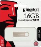 SKU: FL001 Флеш-накопичувач Kingston DataTraveler SE9 16GB USB 2.0 Silver - Image 3