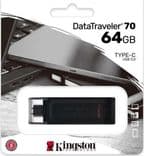 SKU: FL009 Флеш-накопичувач Kingston DataTraveler 70 64GB USB Type-C Black - Image 3