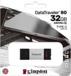SKU: FL010 Флеш-накопичувач Kingston DataTraveler 80 32GB USB Type-C Black - Image 3