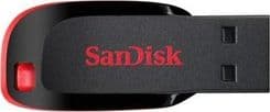 SKU: FL016 Флеш-накопичувач SANDISK Cruzer Blade 16GB USB 2.0 Black/Red - Image 1