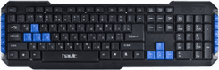 SKU: KL005 Клавіатура дротова Havit HV-KB327 USB Black (ENG / UA) - Image 1