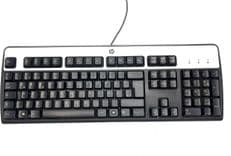 SKU: KL009 Клавіатура дротова HP KM-0316 USB Black/Grey (ENG) Вживаний - Image 1