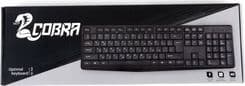 SKU: KL013 Клавіатура дротова Cobra OK-104 USB Black (ENG / RU / UA) - Image 5