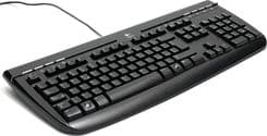 SKU: KL014 Клавіатура дротова Logitech Y-US76A USB Black (ENG) Вживаний - Image 2