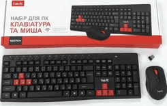 SKU: KM002 Комплект бездротовий Havit KB257GCM Wireless 2.4GHz Black / Red (ENG / RU / UA) - Image 2