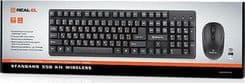 SKU: KM008 Комплект бездротовий Real-EL Standard 550 Kit Wireless 2.4GHz Black (ENG / RU / UA) - Image 4