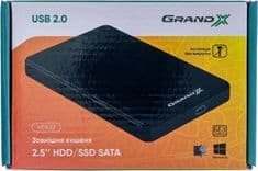 SKU: KP015 Зовнішня кишеня Grand-X HDE22 для HDD/SSD 2.5" USB 2.0 - Image 4