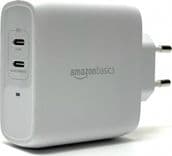 SKU: LPNA026519380 Мережевий зарядний пристрій Amazon Basic 2 x USB Type-C 65W White () - Image 1
