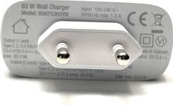 SKU: LPNA026519380 Мережевий зарядний пристрій Amazon Basic 2 x USB Type-C 65W White () - Image 2