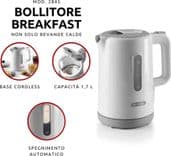 SKU: LPNA026551199 Електричний чайник Ariete Breakfast 2845 2200 Вт (OpenBox) - Image 5