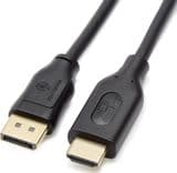 SKU: LPNA042163125 Кабель мультимедійний Amazon Basics HDMI to DisplayPort 0,9 м Чорний (OpenBox) - Image 4