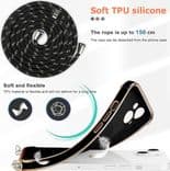 SKU: LPNHE757663516 Силіконовий чохол із ремінцем для Samsung Galaxy A33 5G Black/Gold - Image 2