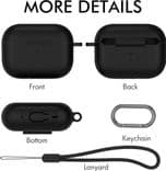 SKU: LPNHE757818580 Ультратонкий чохол NIUTRENDZ для Airpods Pro 2 Black - Image 6