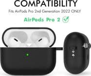 SKU: LPNHE757818580 Ультратонкий чохол NIUTRENDZ для Airpods Pro 2 Black - Image 4