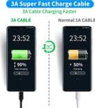 SKU: LPNHE758382684 Кабель PremiumCord USB to USB Type-C 1 м Чорний (OpenBox) - Image 3