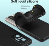 SKU: LPNHE764839294 Чохол Oureidoo для Xiaomi Redmi Note 10 Pro Black + захисне скло - Image 3