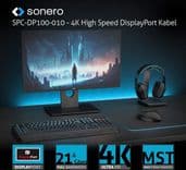 SKU: LPNHE768324606 Кабель мультимедійний Sonero 4K DisplayPort to DisplayPort 1 м Gray - Image 6