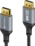 SKU: LPNHE768324606 Кабель мультимедійний Sonero 4K DisplayPort to DisplayPort 1 м Gray - Image 3