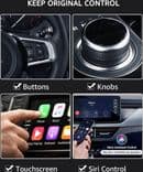 SKU: LPNHE768344988 Бездротовий адаптер CarPlay для iPhone, білий (без коробки) - Image 5