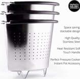 SKU: LPNHE773921687 Набір розділювачів для каструль Taylor's Eye Witness 18 см (вживаний) - Image 2