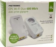 SKU: LPNIC012855224 Розетка Powerline Duo Wi-Fi 600 Metronic 495469 (OpenBox) - Image 4