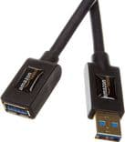 SKU: LPNIC013228900 Кабель-подовжувач Amazon Basics USB типу A 3.0, 2 м, чорний - Image 1